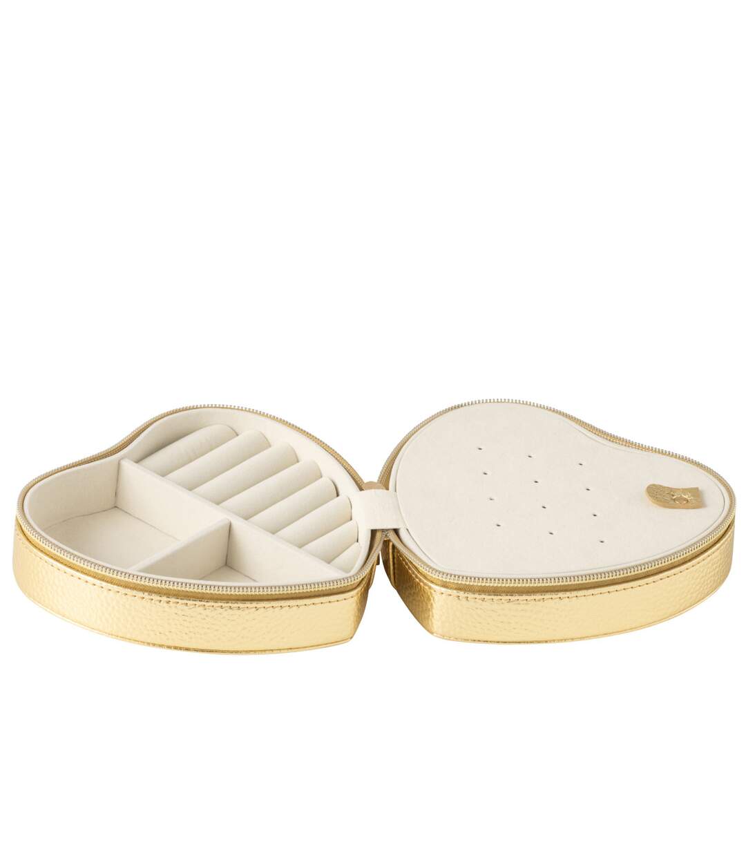 Boîte à Bijoux Cœur Ericka 16cm Or-3