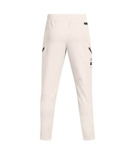 Mens Unstoppable Tapered Combat Trousers White Under Armour