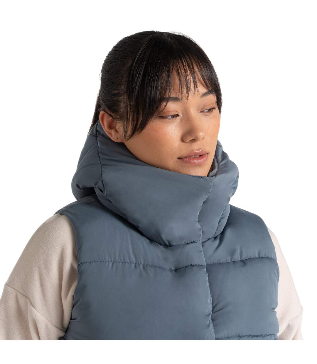 Womens/ladies Eilish Quilted Sleeveless Gilet Winter Sky Craghoppers-4