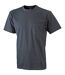 T-shirt homme poche poitrine - JN920 - noir - workwear