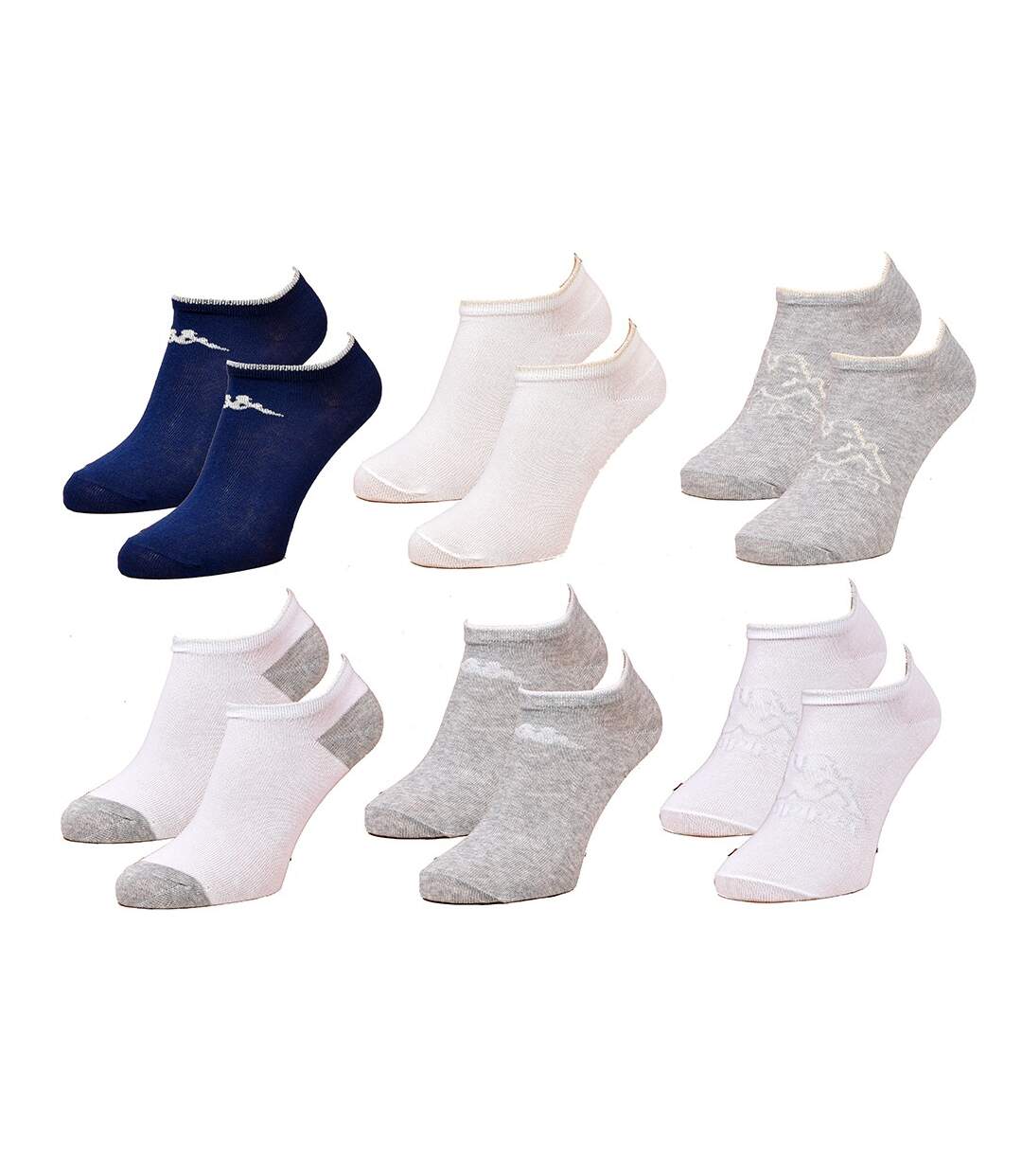 Chaussettes Femme KAPPA Socquettes Tiges courtes Pack de 12 Paires Fantaisie Surprise-4