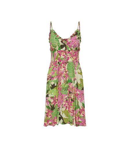 Robe rose/vert femme only singlet - s
