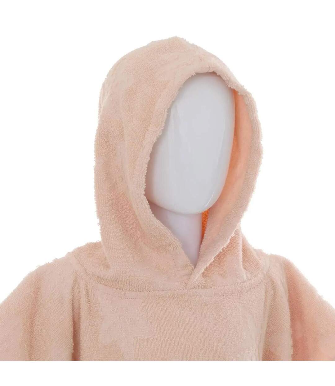 Cape de Bain Enfant & Gant de Toilette Mer Rose-3