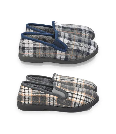OZABI Pantoufles Charentaises Homme Pack de 2 Paires Semelle Antidérapante