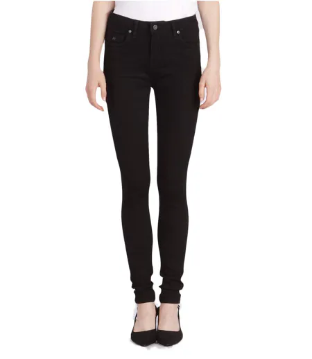 Jean noir taille haute  -  Kaporal - Femme