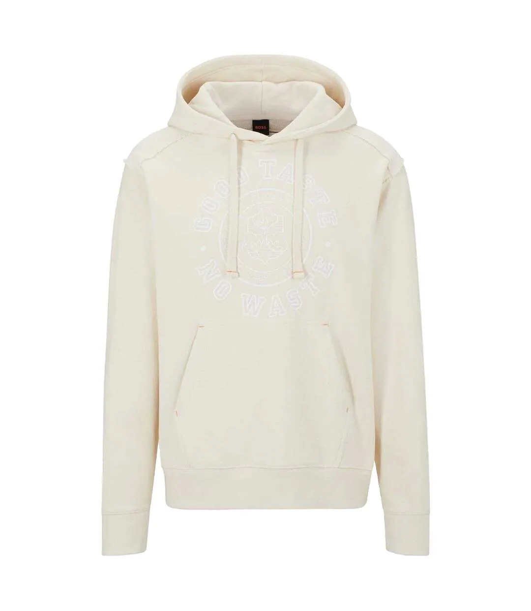 Sweat À Capuche Sport Motif/style Graphique Homme Blanc Boss-1