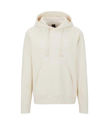 Sweat À Capuche Sport Motif/style Graphique Homme Blanc Boss