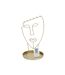 Paris Prix - Porte-bijoux Visage Design arty 27cm Or