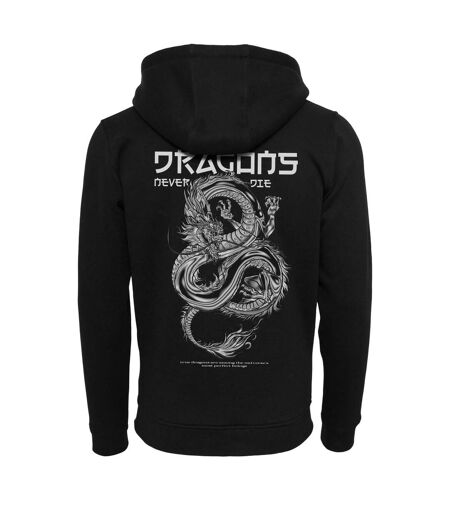 Veste À Capuche Dragons Never Die Homme Noir Mister Tee