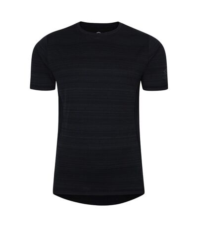 Umbro Mens Pro Training Marl T-Shirt (Black) - UTUO2052