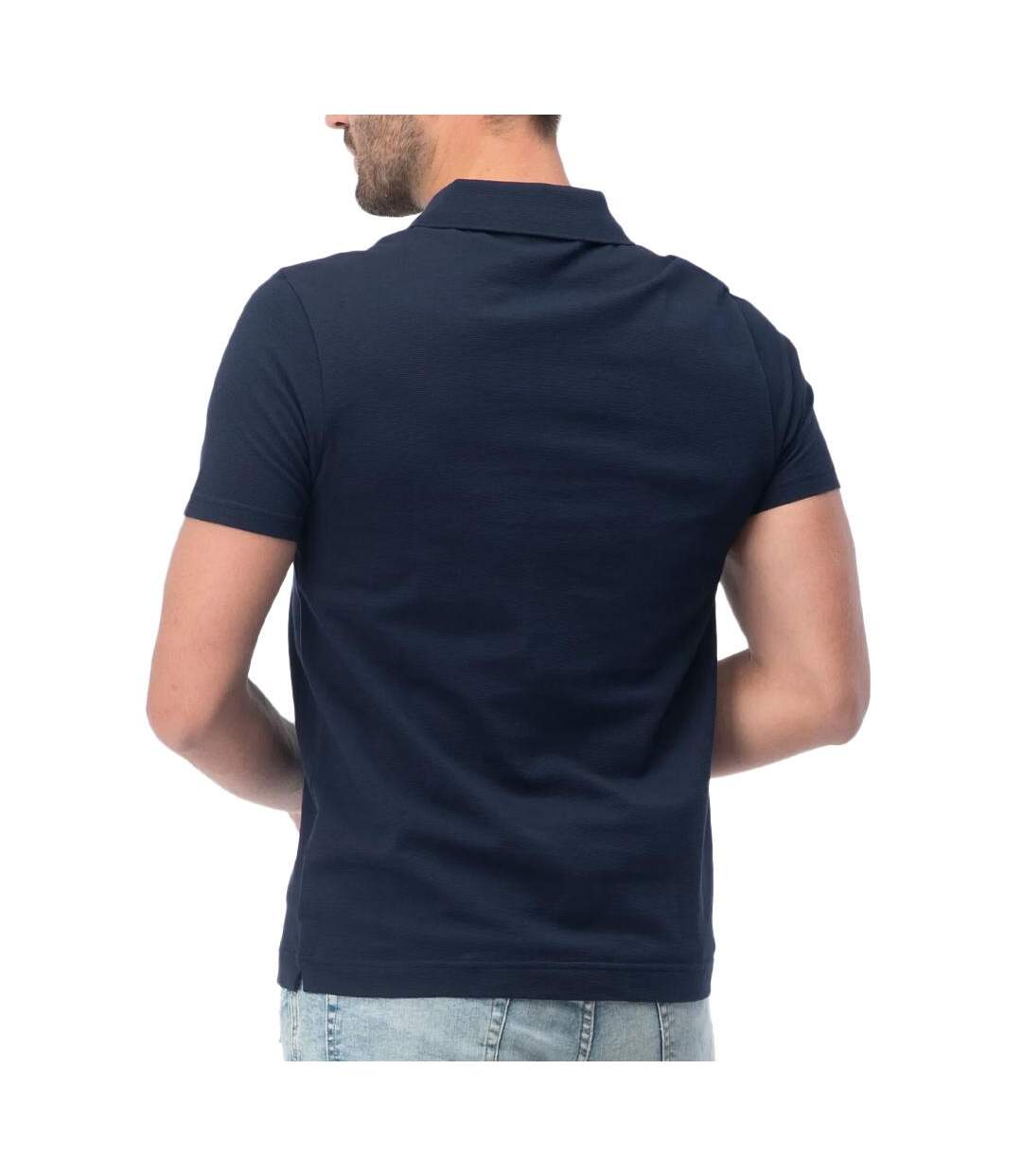 Polo marine homme lacoste yh4801 - l-2