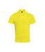 Mens coolchecker plus piqu polo shirt yellow Premier