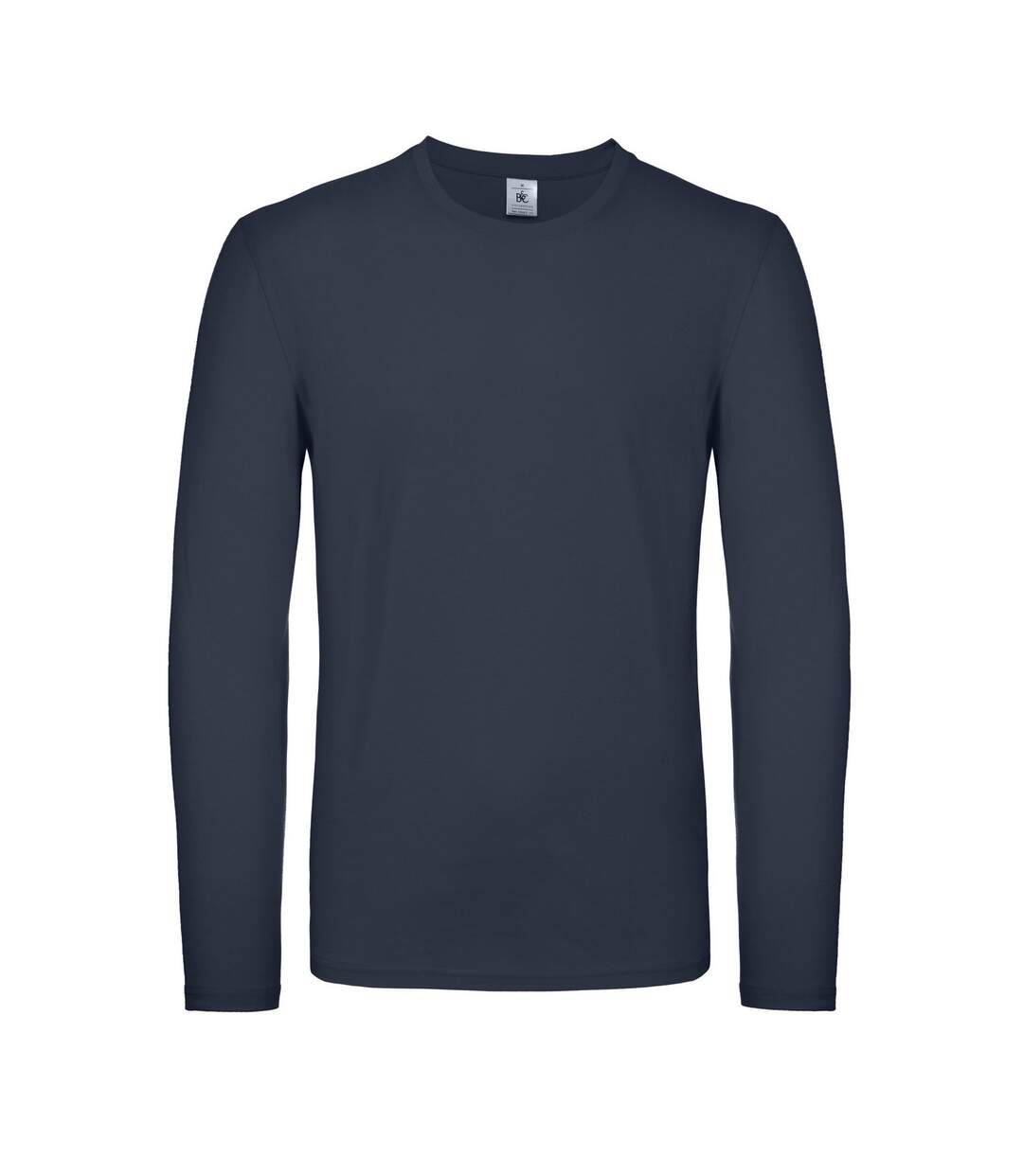 T-shirt Manches Longues #e150 Homme Bleu Marine B&C-1