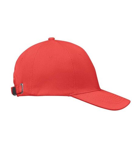 Buffalo 6 Panel Baseball Cap Red MidOcean