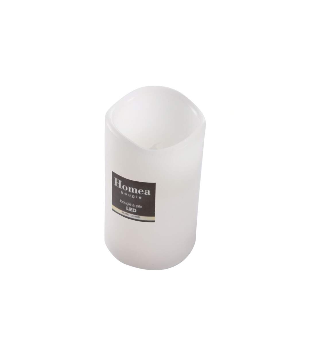 Bougie Pilier LED Jasper 15cm Blanc-2