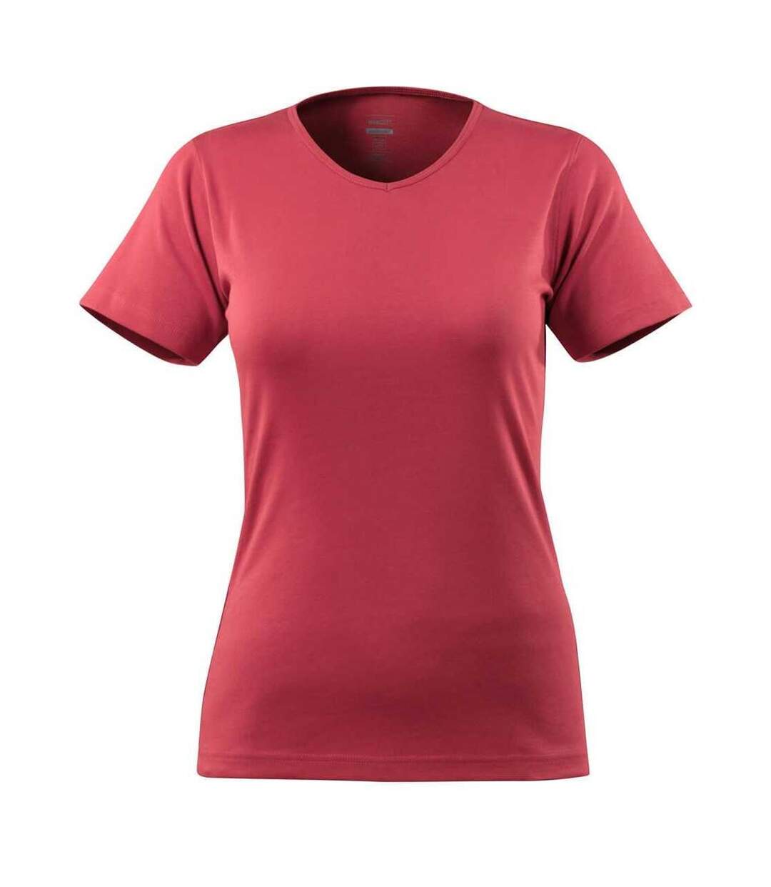 T-shirt Crossover Nice Femme Rouge Framboise Mascot-1