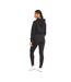 Sweat À Capuche Jacklight Femme Noir Crosshatch-3