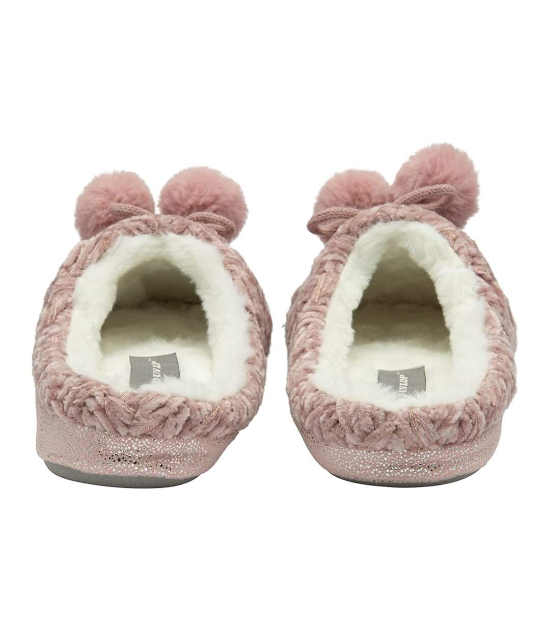 Chaussons Mules Femme Rose Dunlop-2