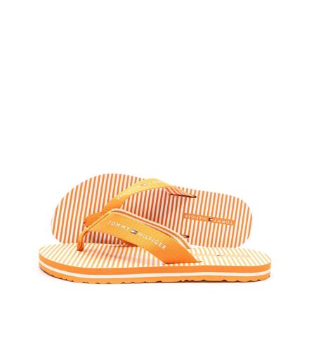 Tongs orange/blanches femme tommy hilfiger ithaca