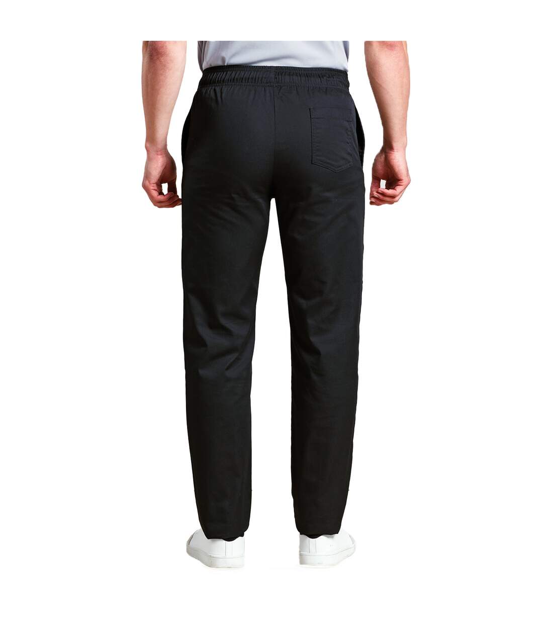 Chefs select pantalon de chef à jambe étroite homme noir Premier-2