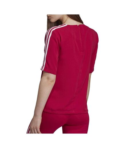 T-shirt Rose Femme Adidas 3 Stripes DV0853 - 36