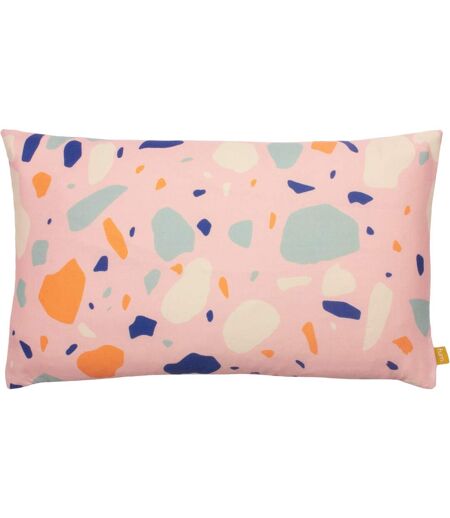 Furn Terra Throw Pillow Cover (Powder Pink) (30cm x 50cm)
