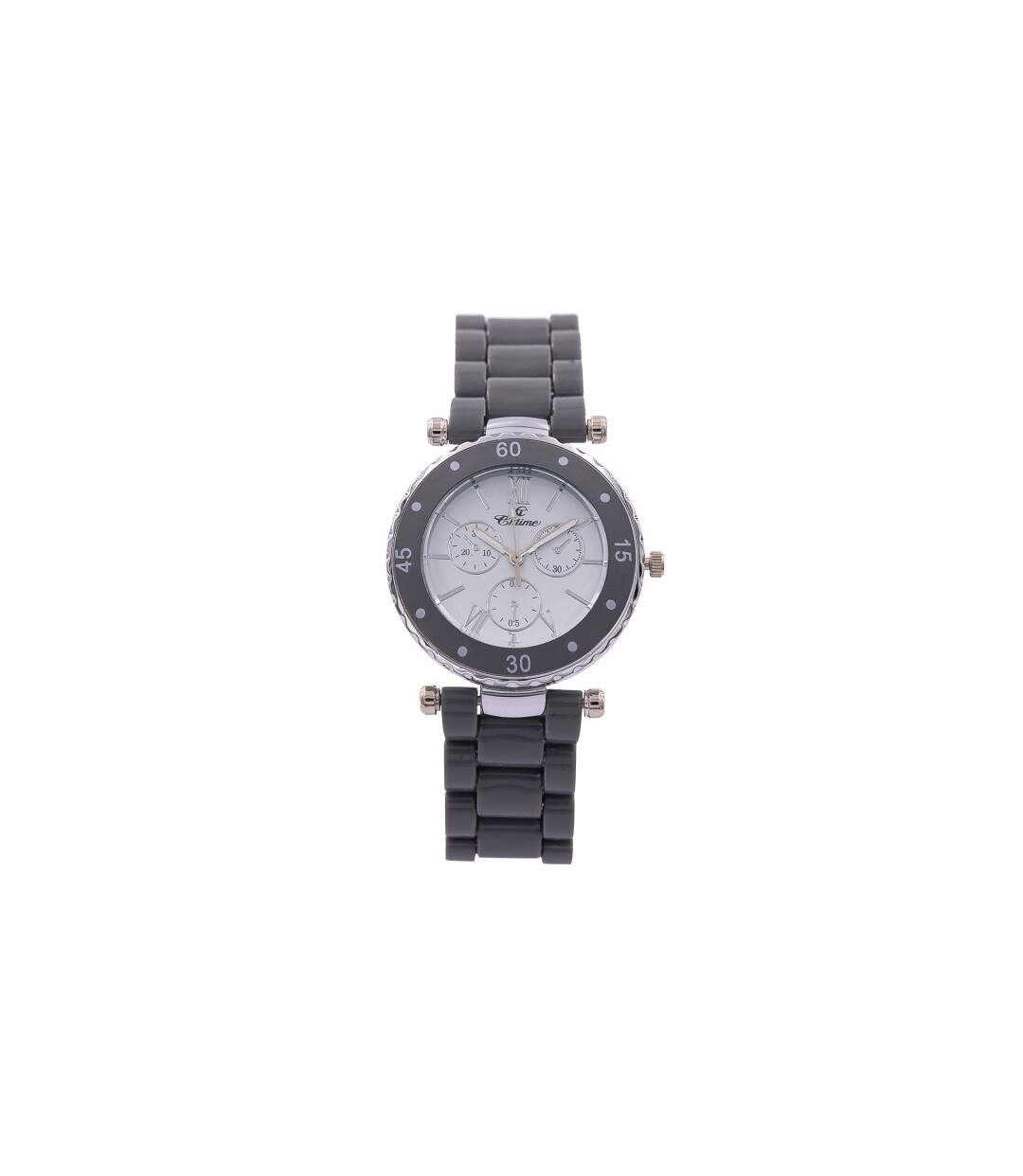 Montre Femme en Plastique Gris CHTIME-1