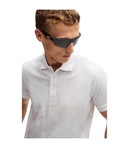 Polo Paddy Homme Blanc Boss