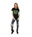 Disney Womens/Ladies Inside Out Dont Talk To Me Cotton Boyfriend T-Shirt (Noir) - UTBI48873-4