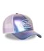 Casquette baseball avec filet effet brillant Holographique Vondutch-4