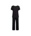 Ensemble De Pyjama Manches Courtes Femme Noir CCDK Copenhagen-3