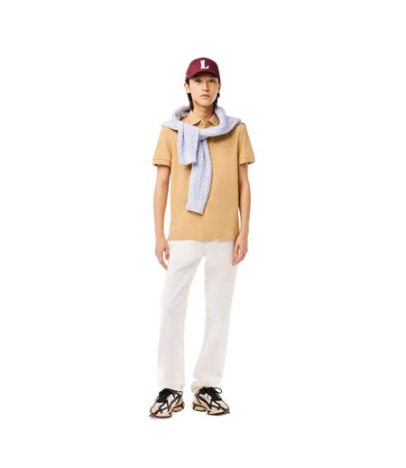 Polo Paris Homme Beige Lacoste