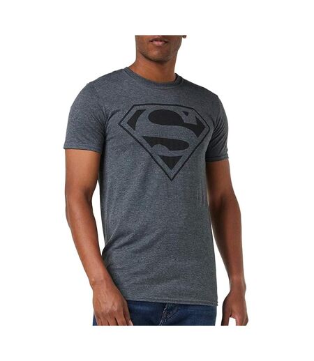T-Shirt gris homme comics mono superman