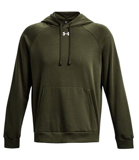 Sweat À Capuche Rival Homme Vert Under Armour