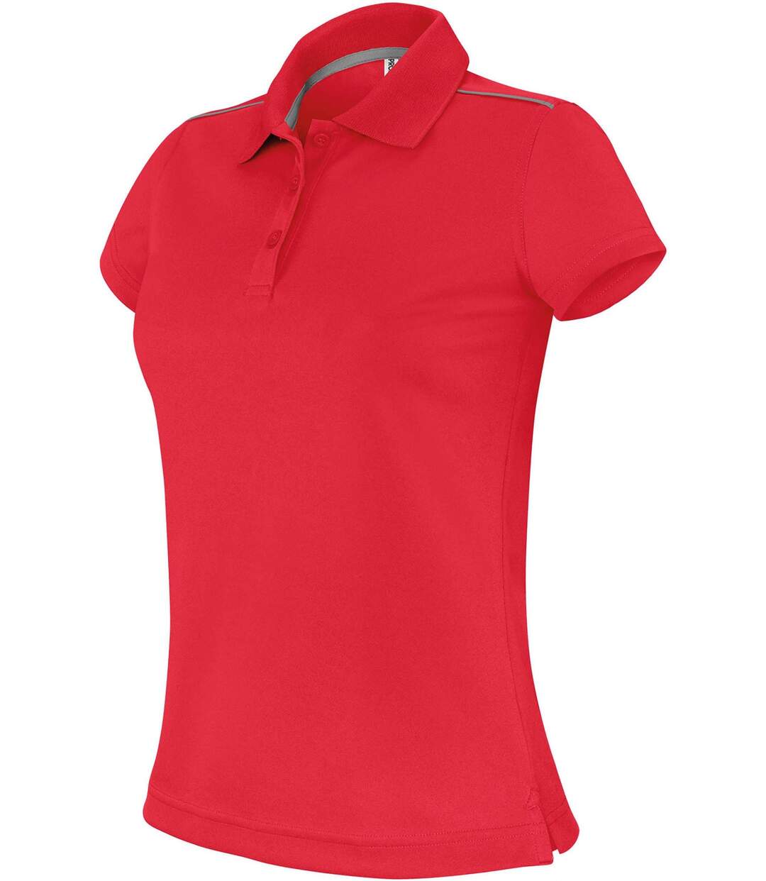 Polo femme sport - PA481 - rouge - manches courtes