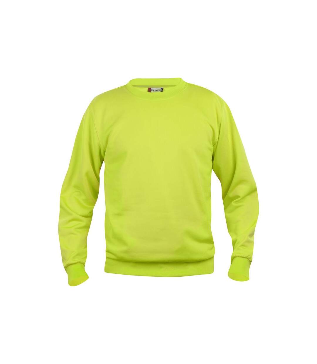 Sweat adulte vert fluo Clique