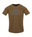 T-shirt Motif/style Logo Monochrome Homme Marron Diesel-1
