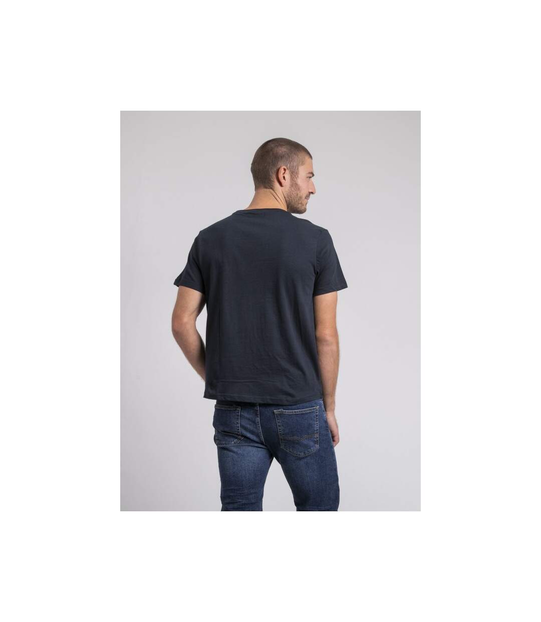 T-shirt col rond pur coton JORUSTIX-2