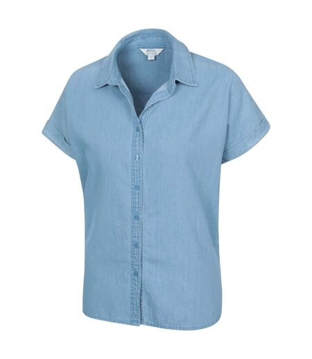 Chemisier Palm Femme Bleu Mountain Warehouse