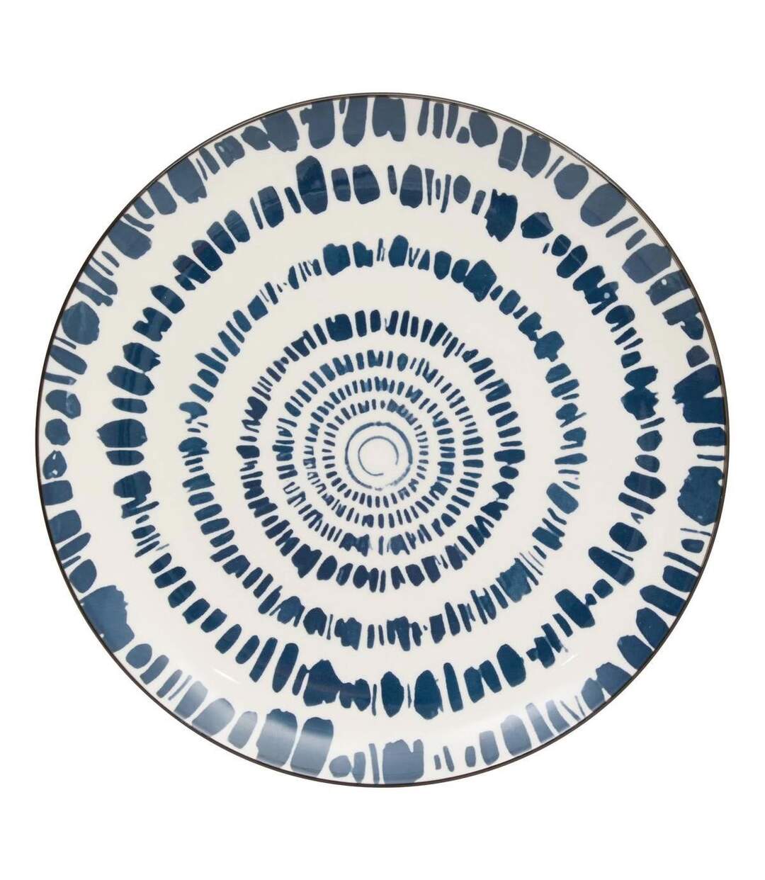 Lot de 6 Assiettes Plates Umami Rayon 26cm Bleu-1