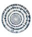 Lot de 6 Assiettes Plates Umami Rayon 26cm Bleu-1