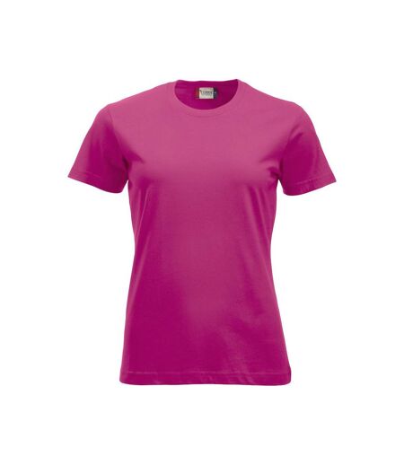 Clique Womens/Ladies New Classic T-Shirt (Bright Cerise)