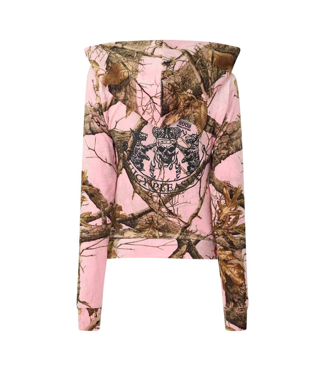 Sweat-shirt À Capuche Zippé Imprimé Femme Pleasures-3
