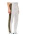 Mens Colour Block Jogging Bottoms Cream Lacoste-2