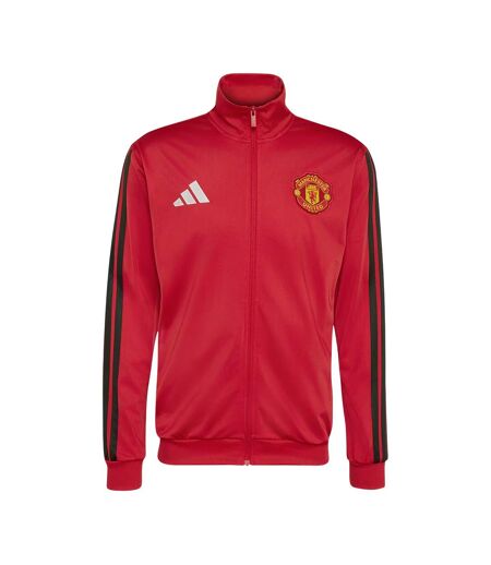 Haut De Survêtement Motif/style Manchester United Fc Dna Homme Rouge Adidas