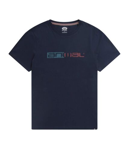 Animal Mens Jacob Logo T-Shirt (Navy) - UTMW1795