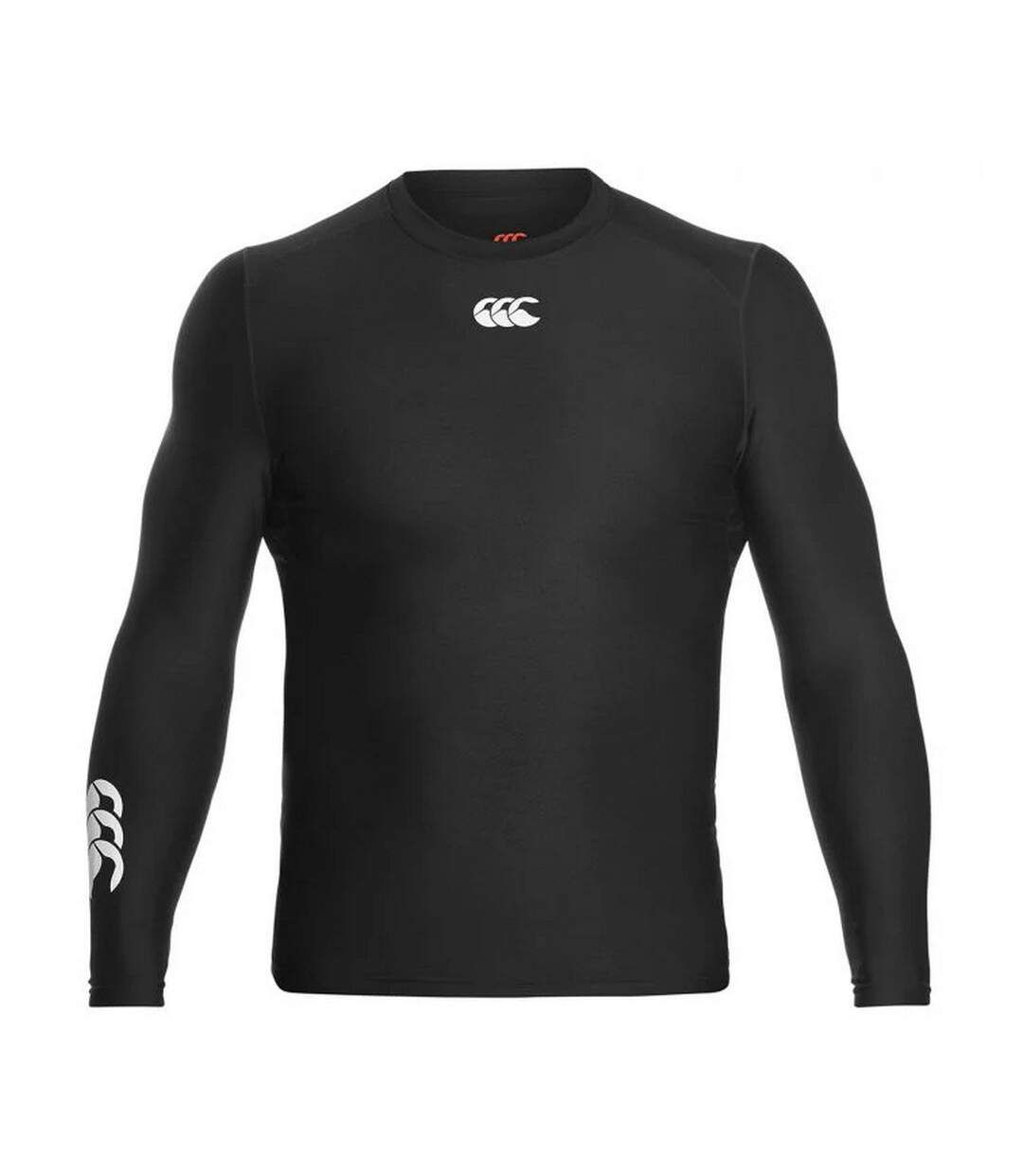 Mens Thermoreg Long-sleeved Base Layer Top Black Canterbury-2