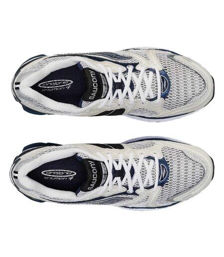 Chaussures Course À Pied Triumph Femme Blanc Bleu Marine Saucony