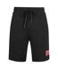 Mens Fleece Sweat Shorts Black Hugo-2