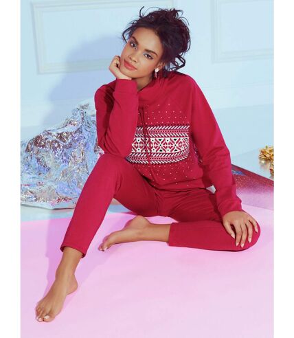 Pyjama tenue d'intérieur leggings top manches longues Starlight Lisca Cheek